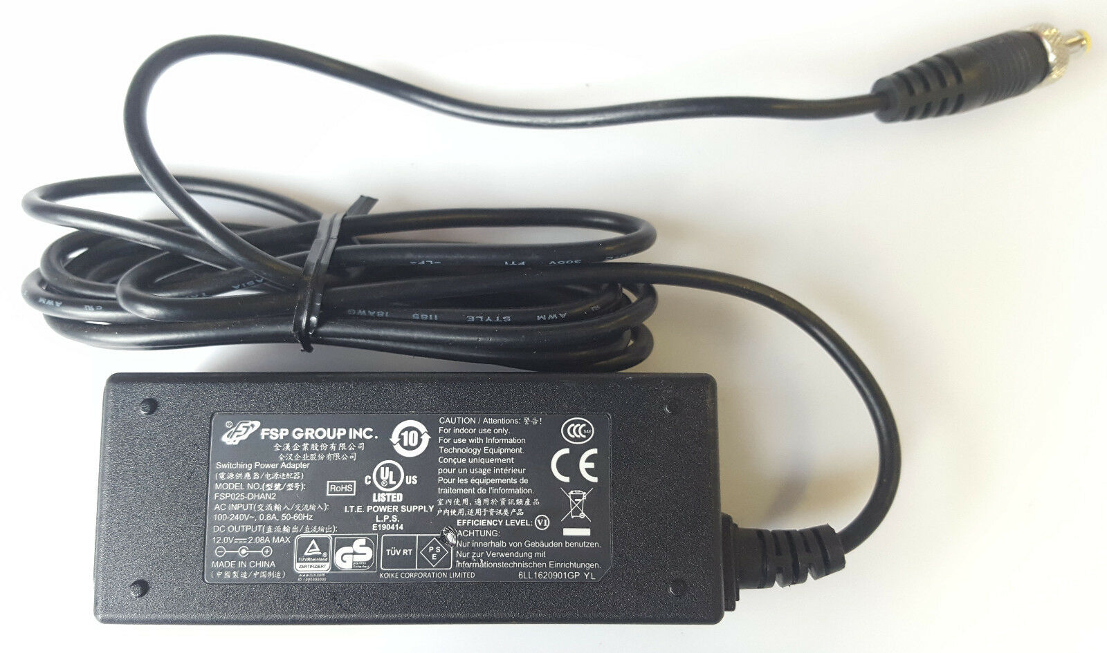 New FSP GROUP INC. FSP025-DHAN2 12V 2.08A 9NA0253004 AC/DC POWER SUPPLY ADAPTER